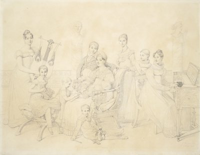 Portrait of the Family of Lucien Bonaparte by Jean Auguste Dominique Ingres